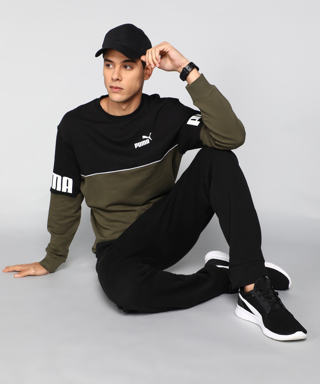 Image of PUMA Full Sleeve Printed Men Sweatshirt