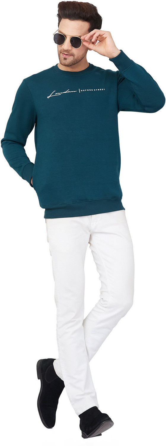 Image of BEN MARTIN Full Sleeve Color Block Men Sweatshirt