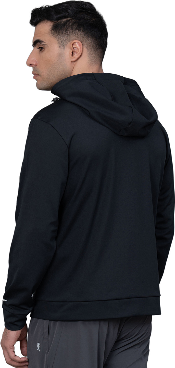 Image of RED TAPE Men Full Sleeve Graphic Print Hooded Sweatshirt