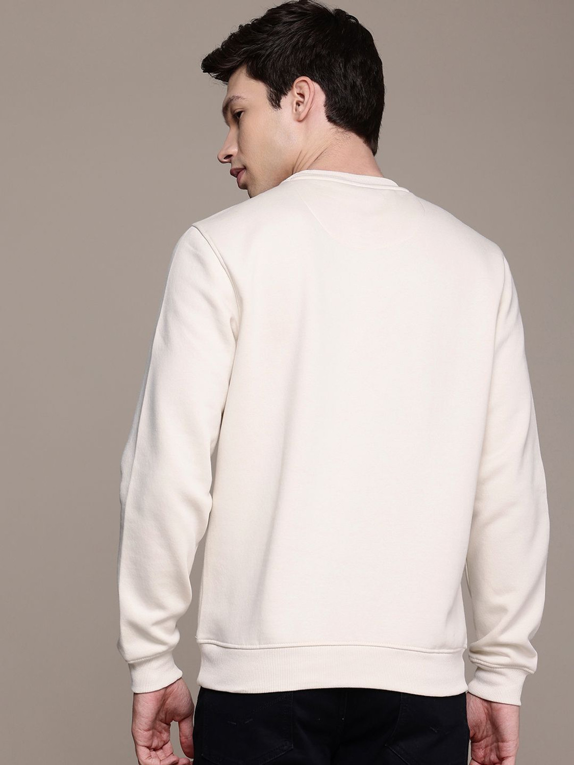 Image of French Connection Full Sleeve Printed Men Sweatshirt