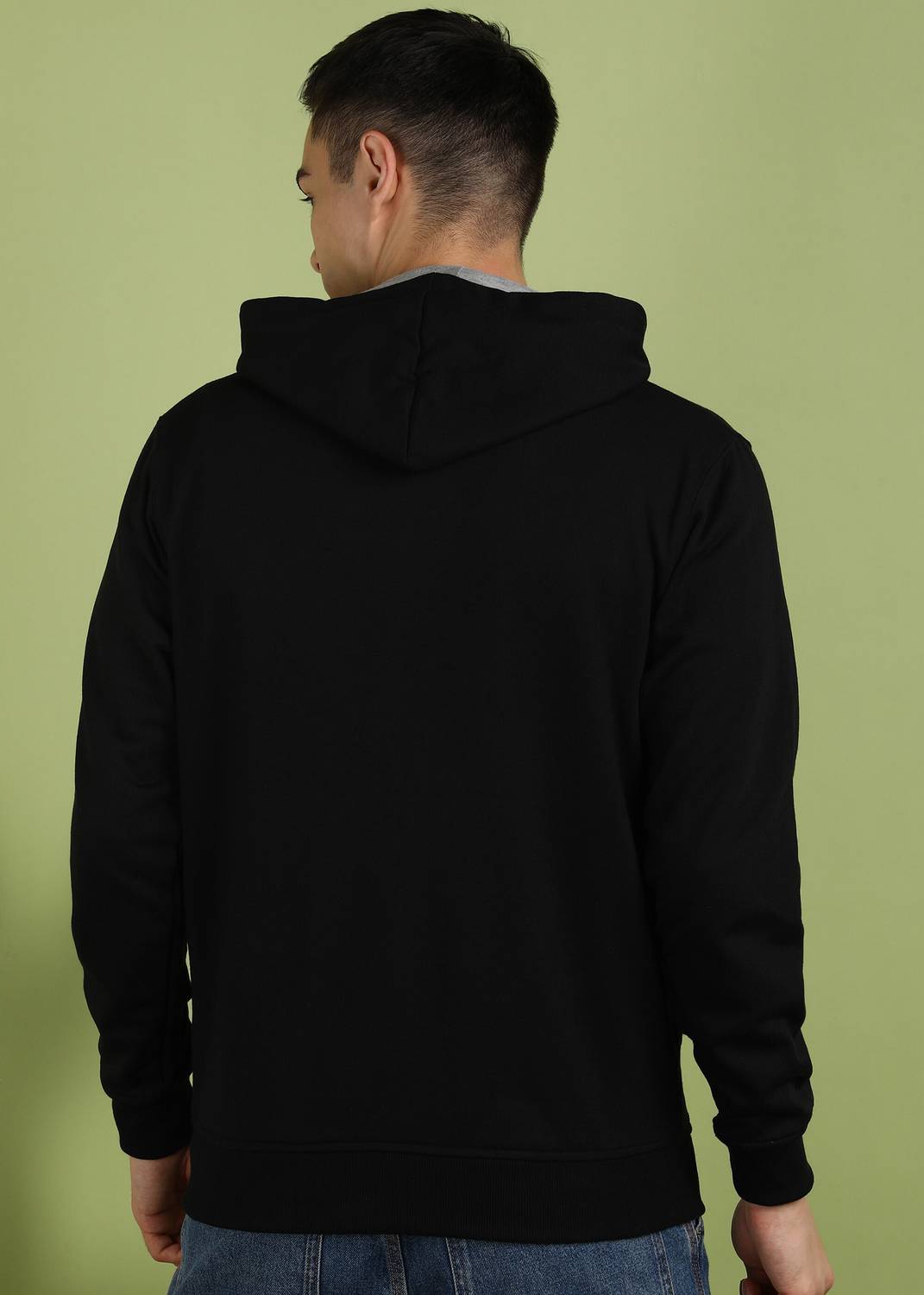Alan Jones Full Sleeve Solid Men Sweatshirt - Image 2