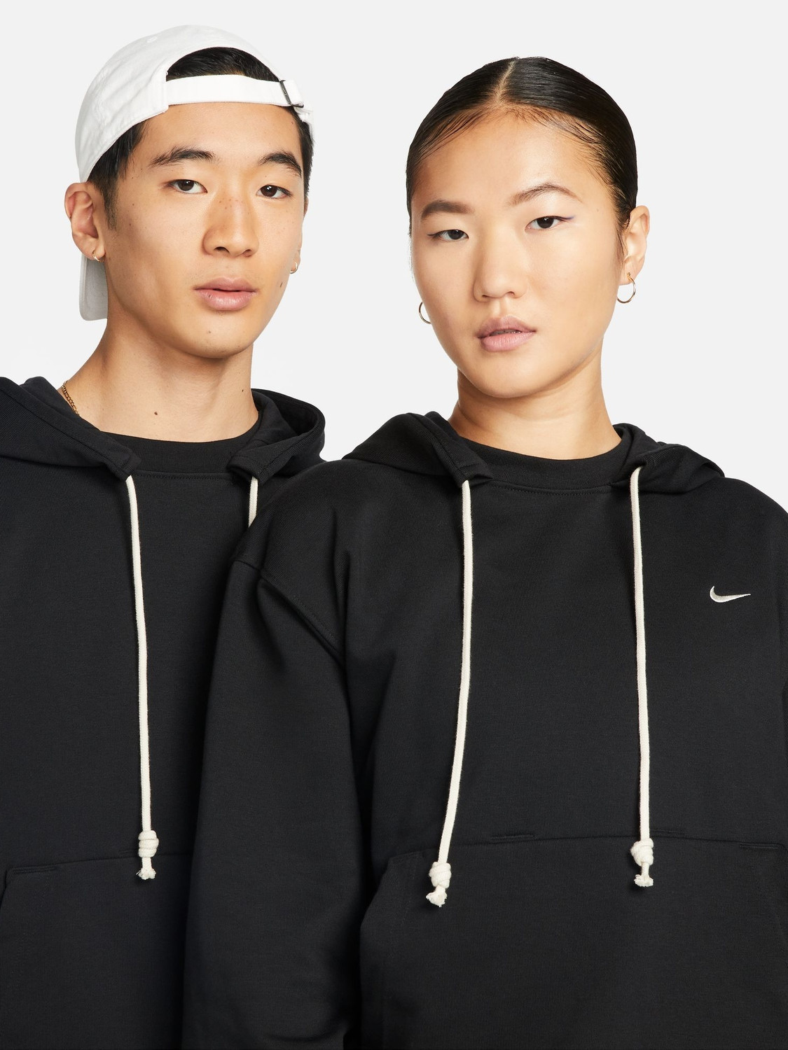 Image of NIKE Full Sleeve Solid Men & Women Sweatshirt