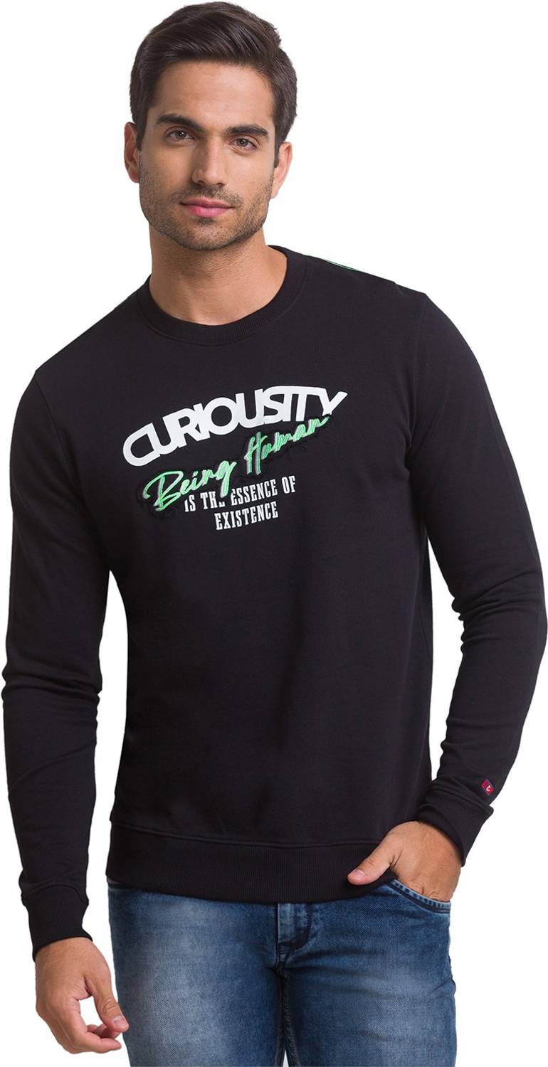 BEING HUMAN Full Sleeve Printed Men Sweatshirt
