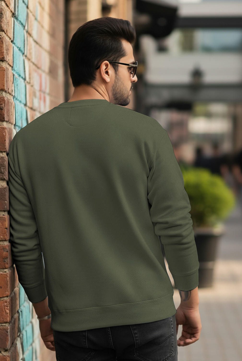Image of ORIGINAL CREATOR Full Sleeve Solid Men Sweatshirt