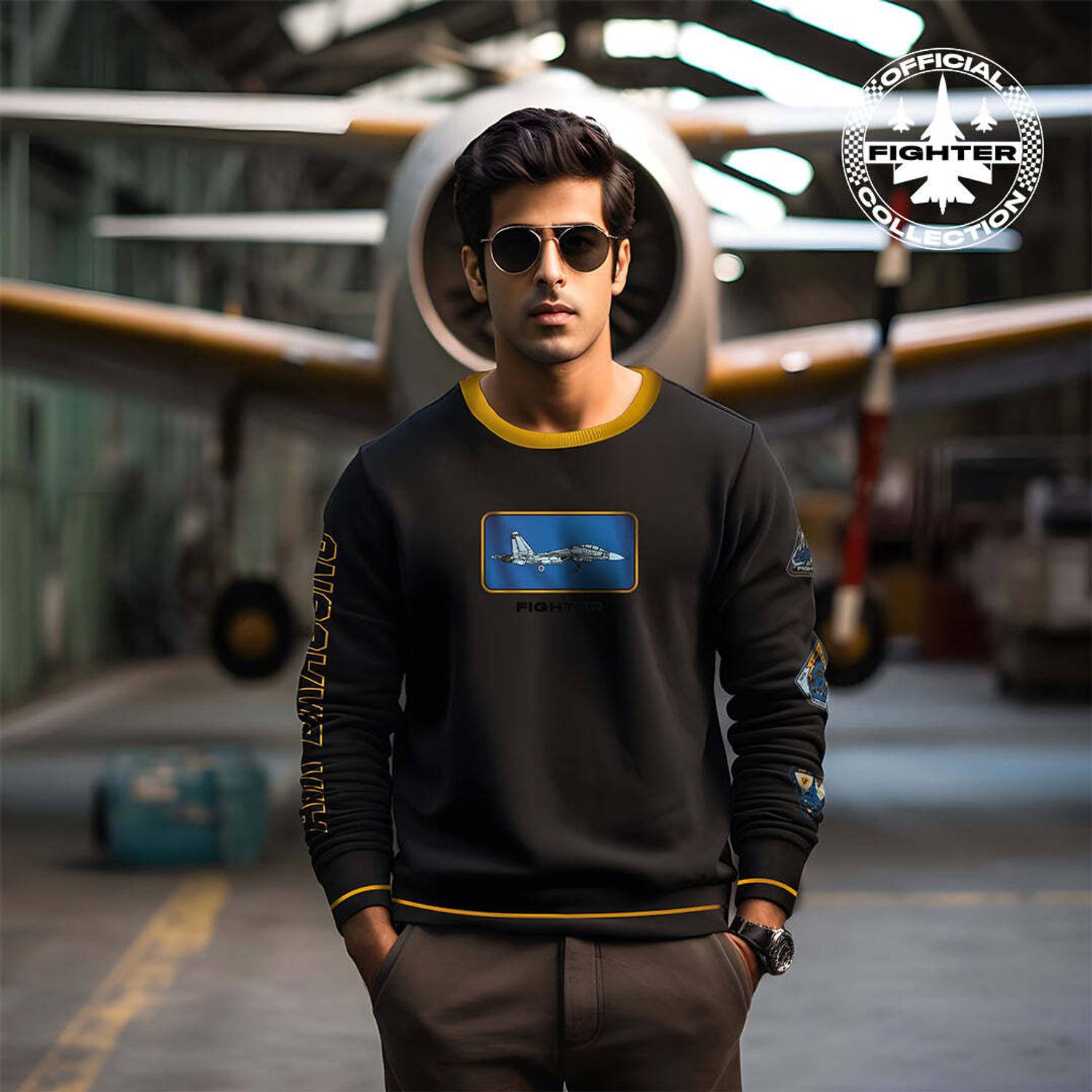 a47 Full Sleeve Printed Men Sweatshirt