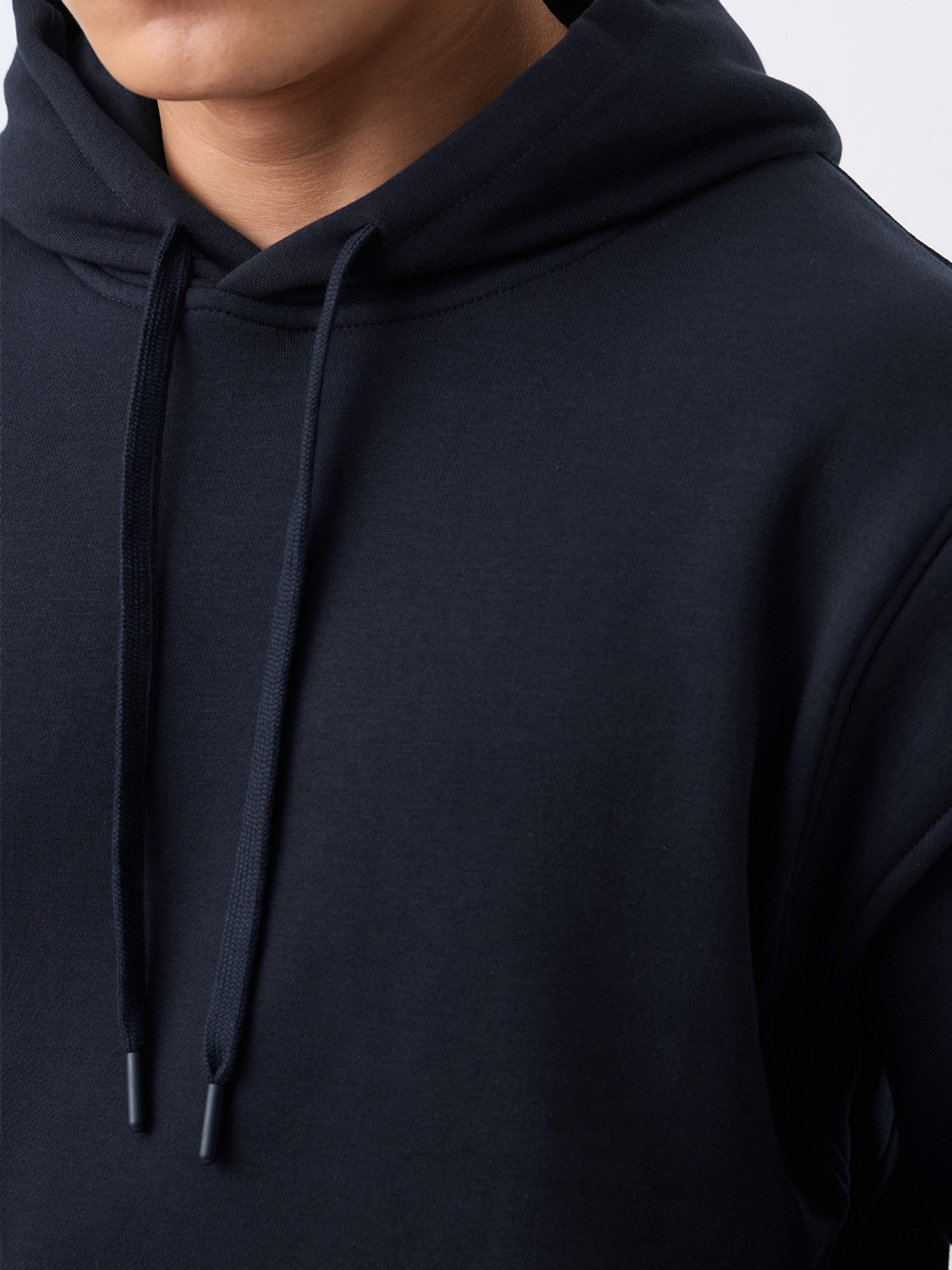 Image of The Souled Store Full Sleeve Solid Men Sweatshirt