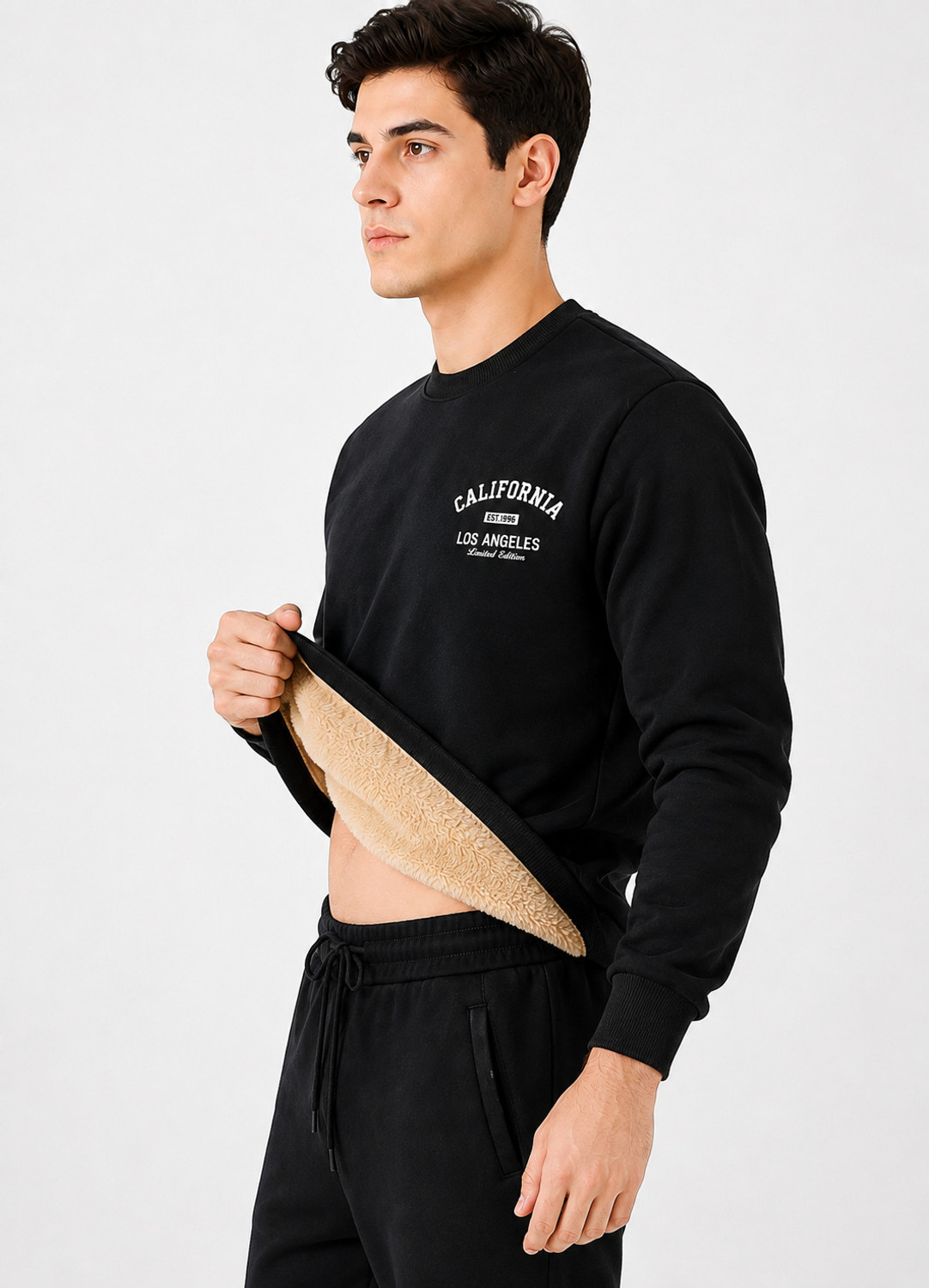 Image of trendbite Men Full Sleeve Printed Sweatshirt
