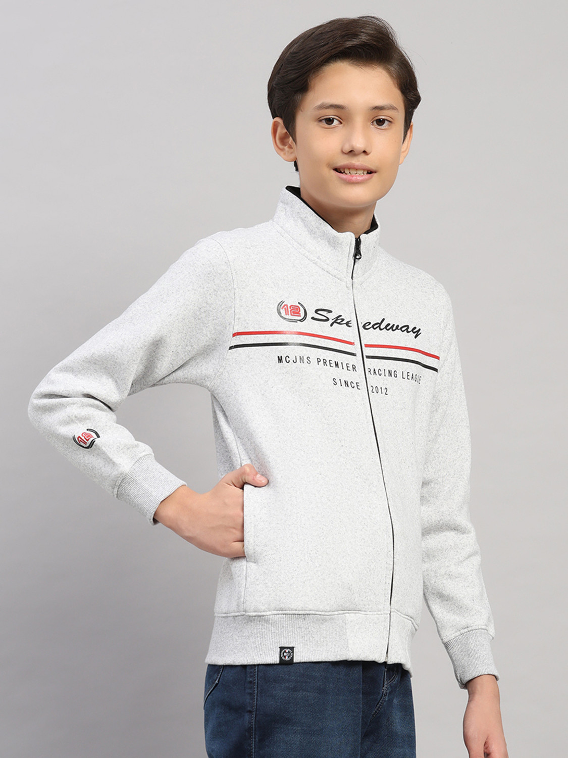 Image of MONTE CARLO Full Sleeve Printed Boys Jacket