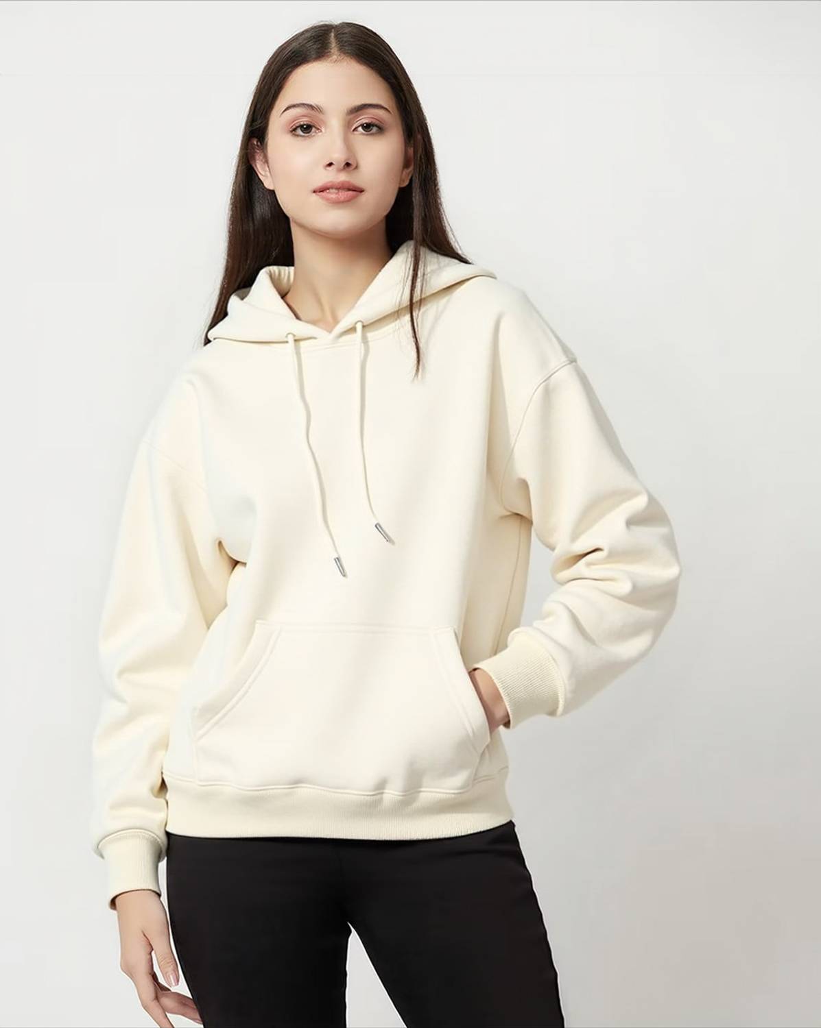 Ashkart Full Sleeve Solid Women Sweatshirt