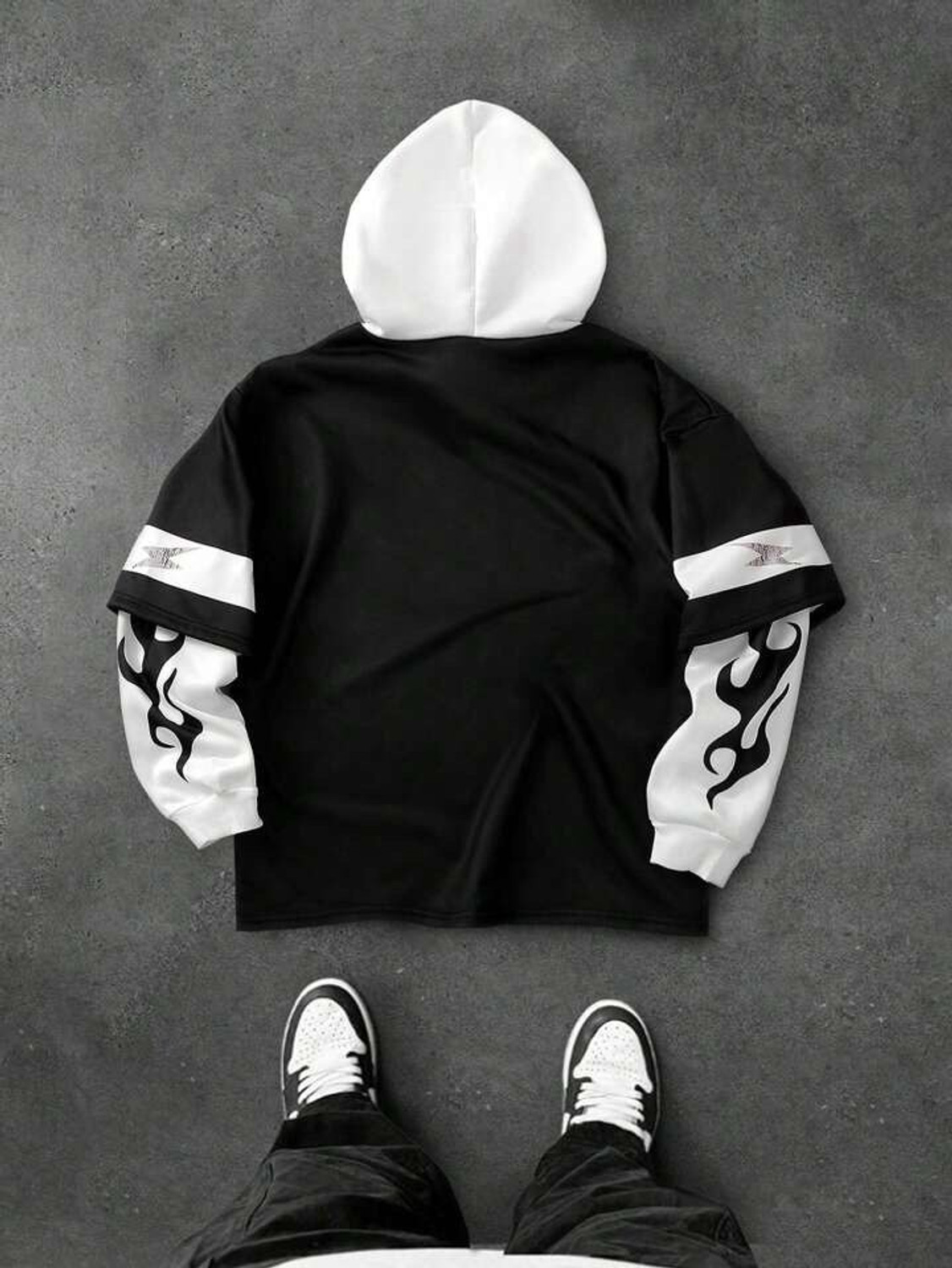 Image of Eddicted Full Sleeve Printed Men Sweatshirt
