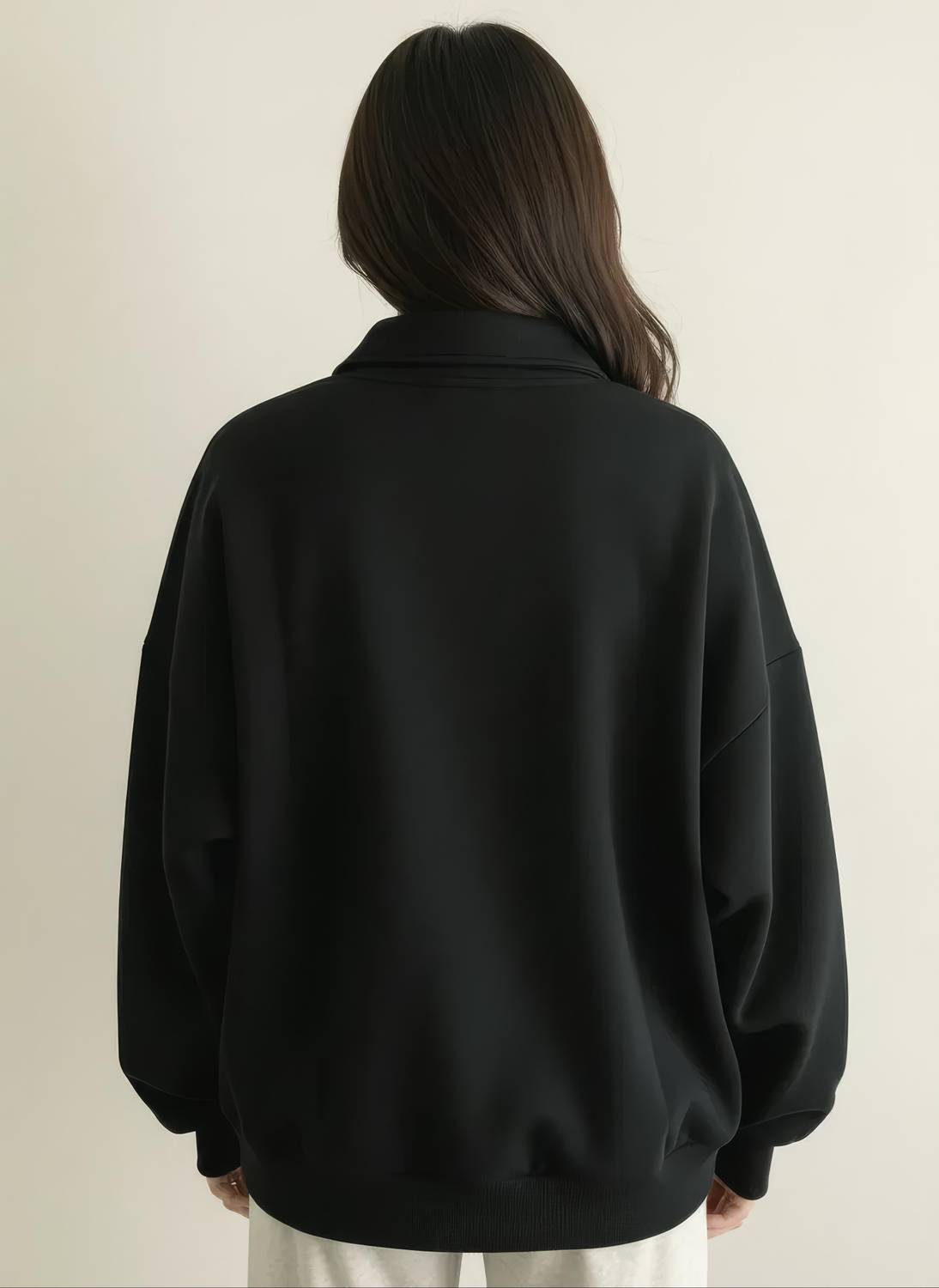 CotiQ Full Sleeve Solid Women Sweatshirt - Image 2
