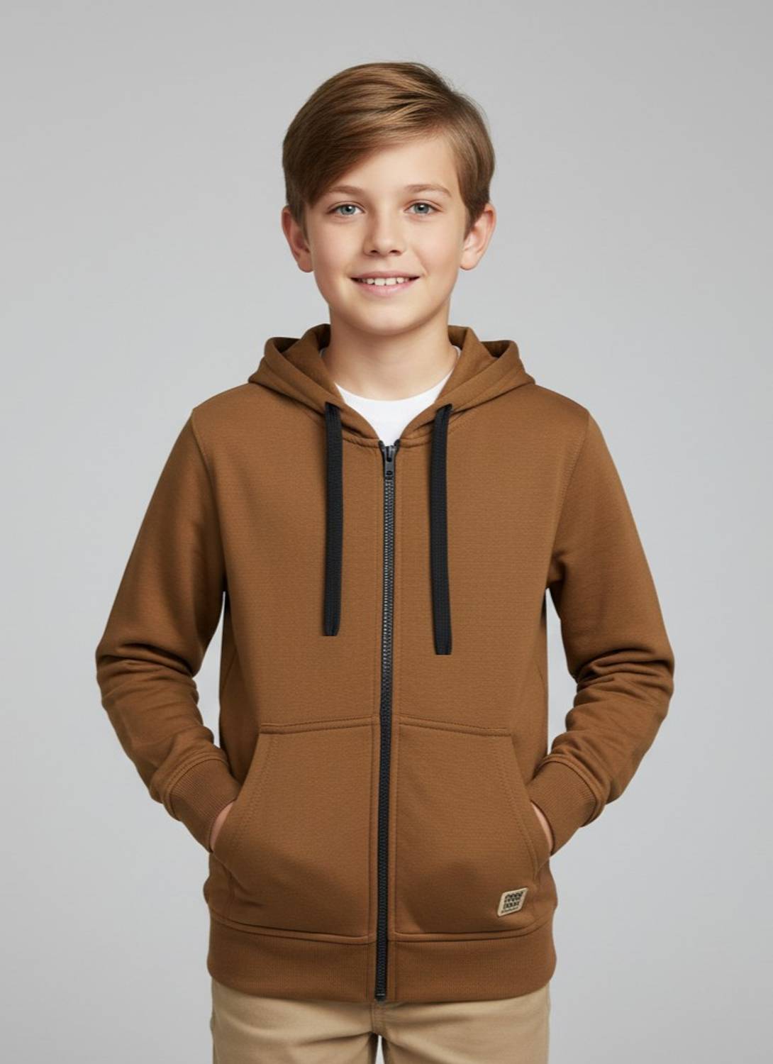 Alan Jones Full Sleeve Solid Boys Sweatshirt