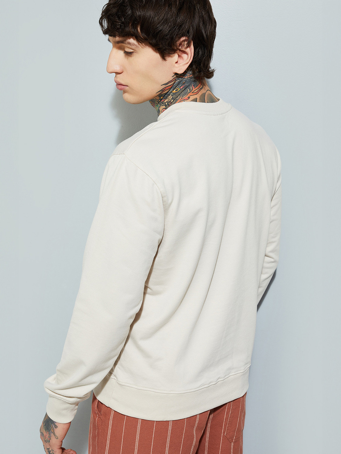 Image of MAX Full Sleeve Solid Men Sweatshirt