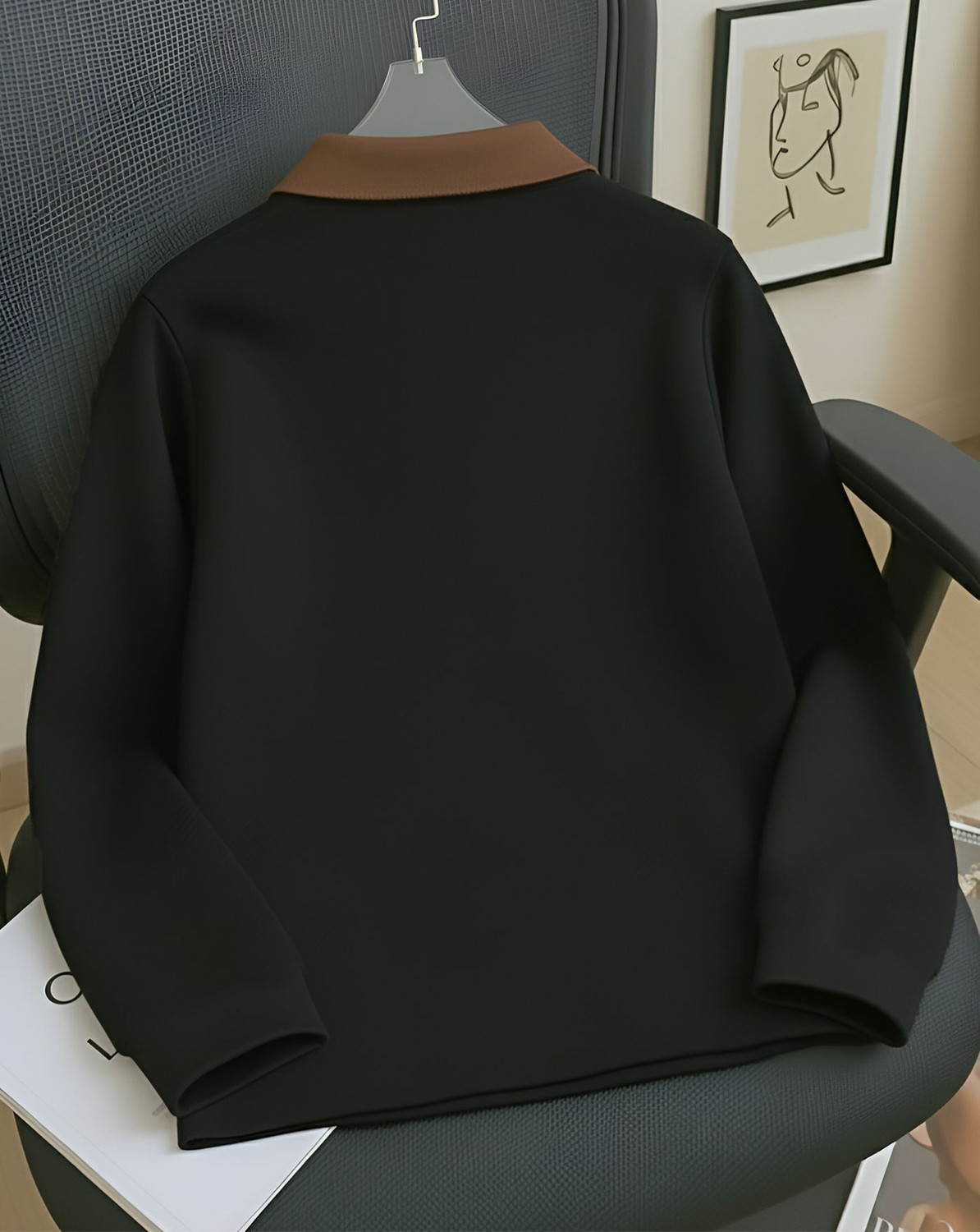 Image of AUSK Full Sleeve Striped Men Sweatshirt