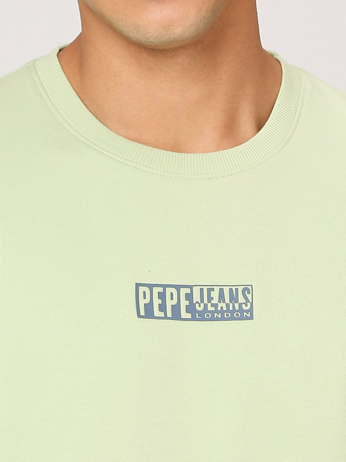 Image of Pepe Jeans Full Sleeve Solid Men Reversible Sweatshirt