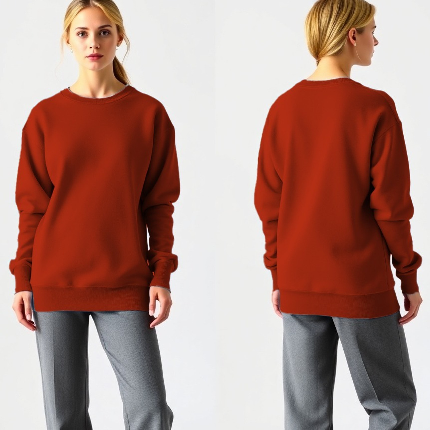 Image of INFIRAX Full Sleeve Solid Women Sweatshirt