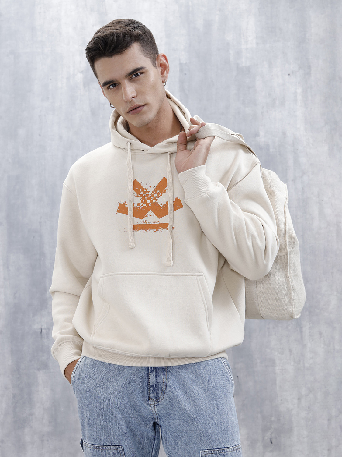 Image of WROGN Full Sleeve Solid Men Sweatshirt