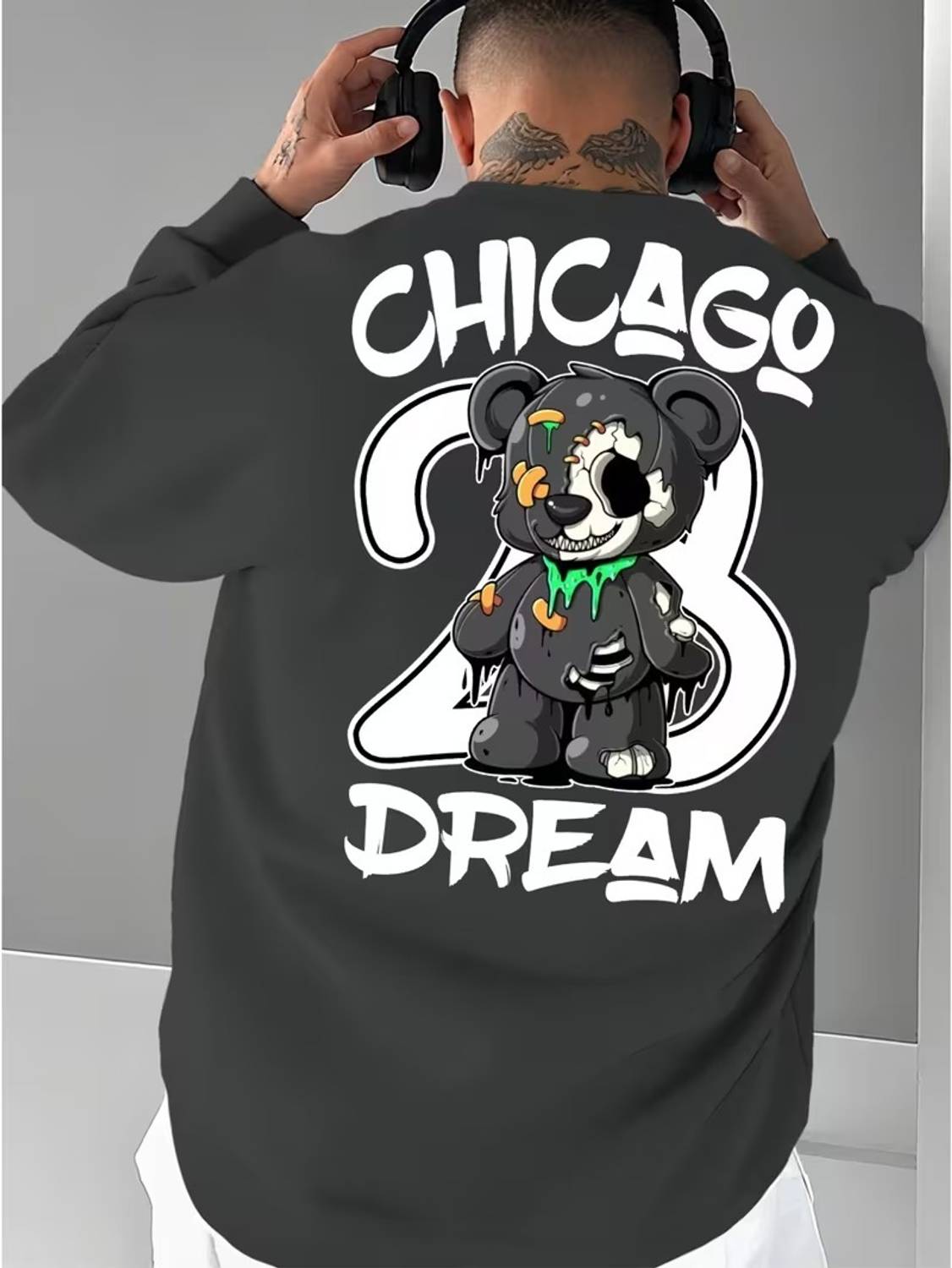 Adel Wear Full Sleeve Graphic Print, Printed Men Sweatshirt