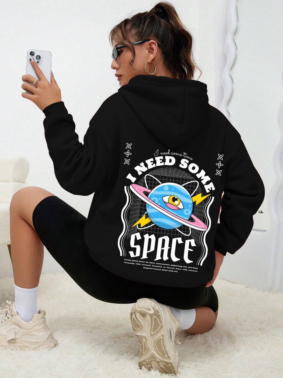 Image of Dagcros Full Sleeve Printed Women Sweatshirt