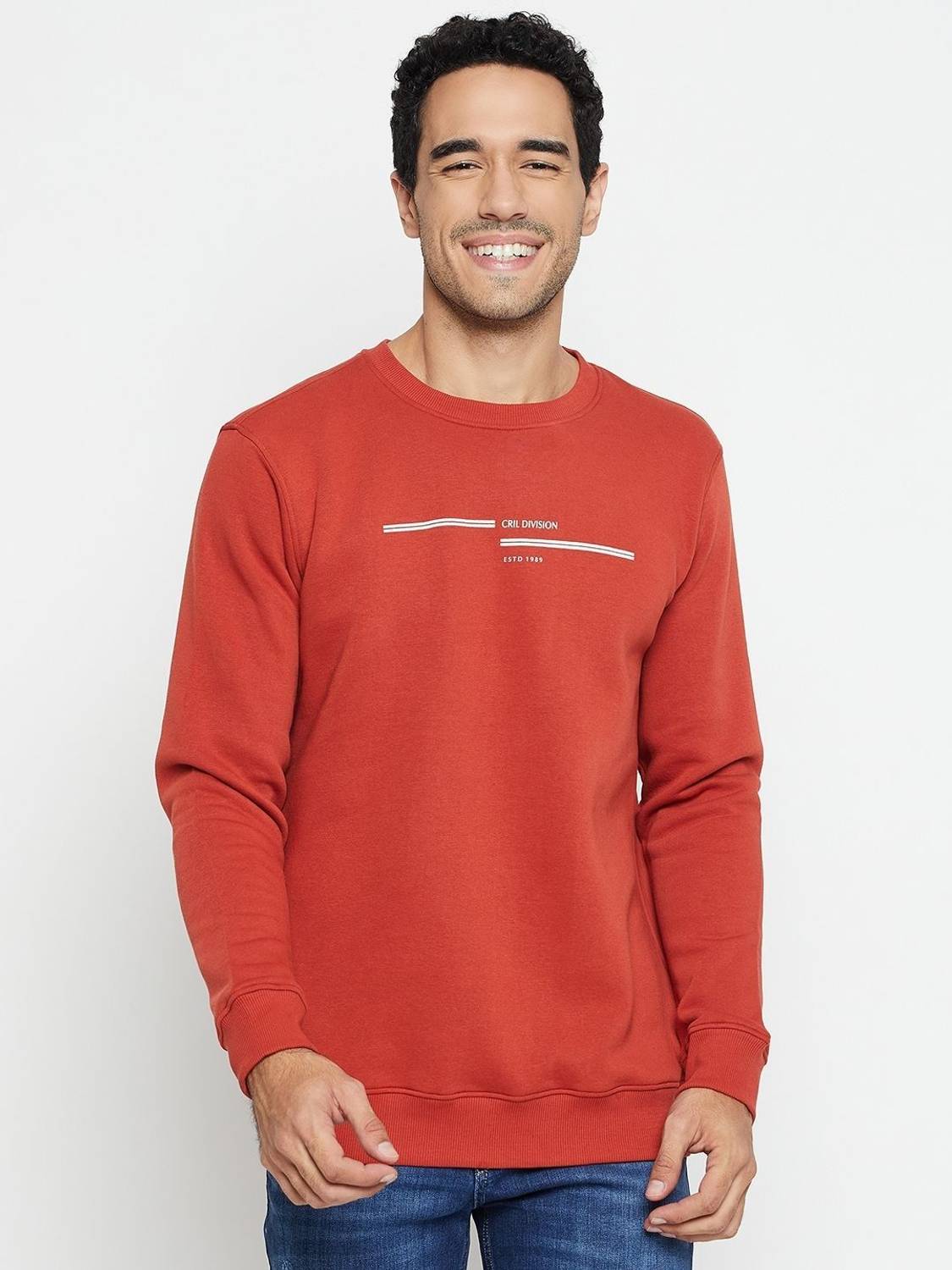 CANTABIL Full Sleeve Printed Men Sweatshirt