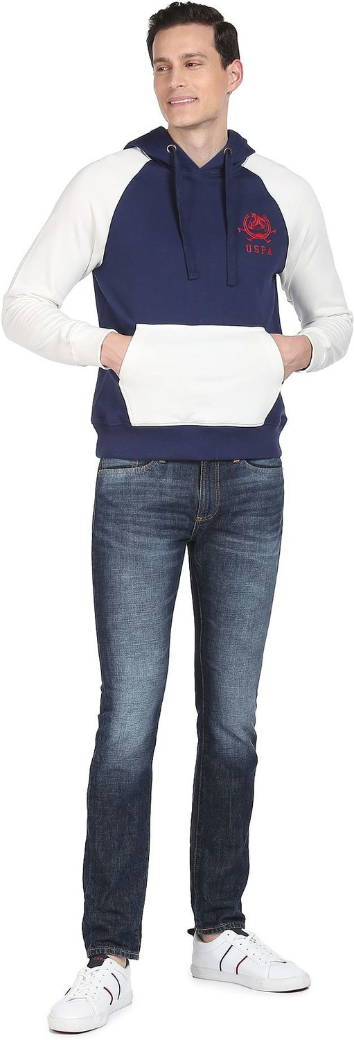 Image of U.S. POLO ASSN. Full Sleeve Solid Men Sweatshirt