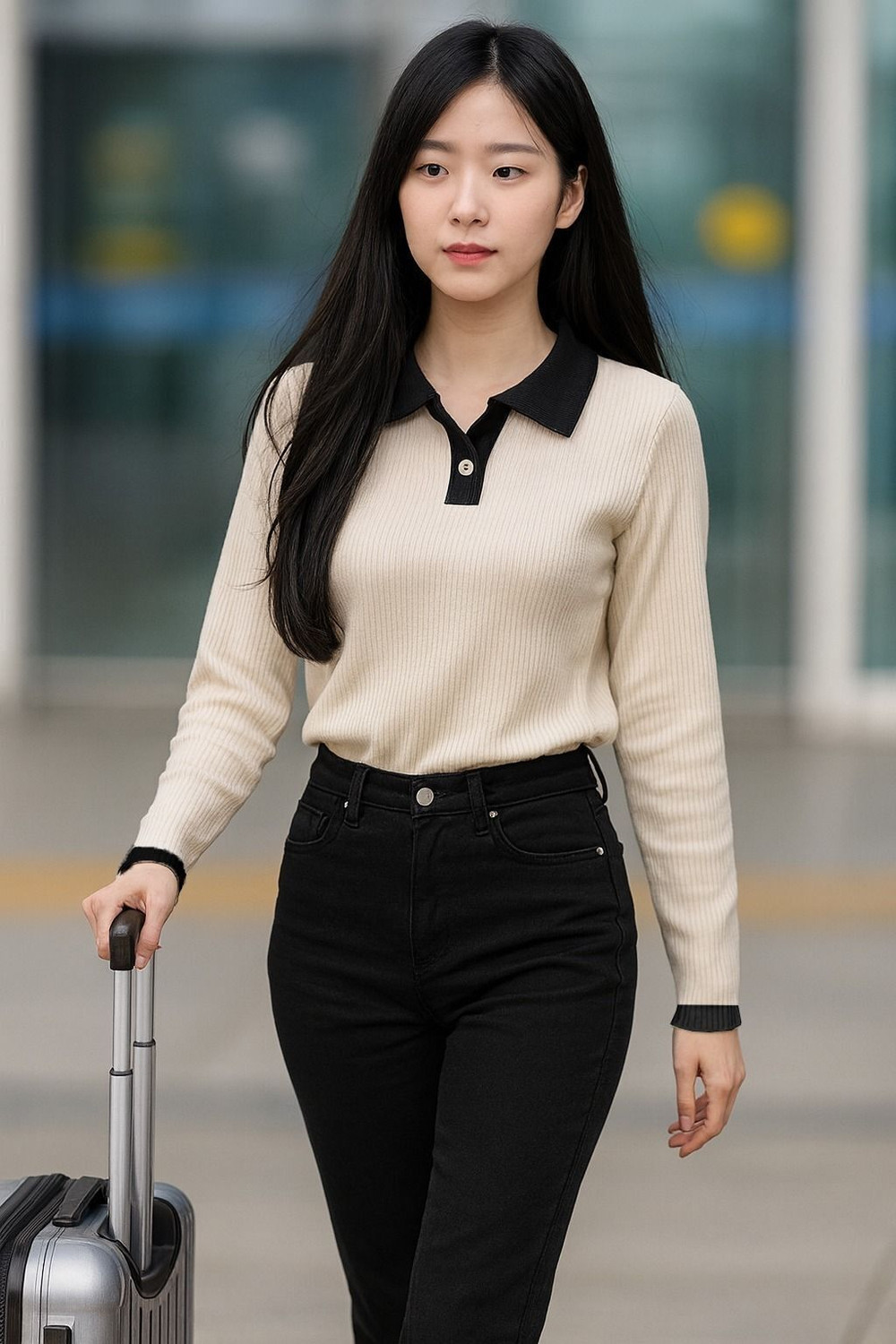 Image of SOLFY Full Sleeve Solid Women Sweatshirt