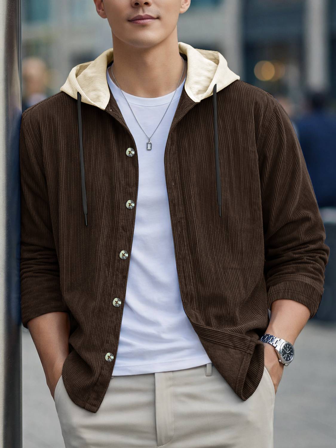 EyeBogler Men Brown Casual Shirt - Image 1