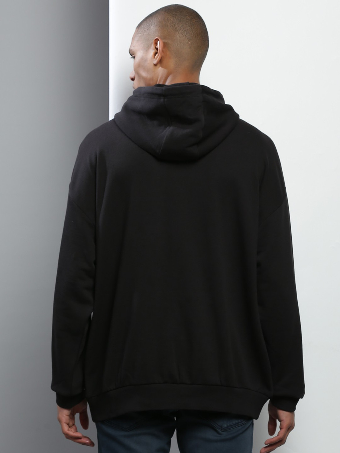 Image of TOMMY HILFIGER Full Sleeve Self Design Men Sweatshirt