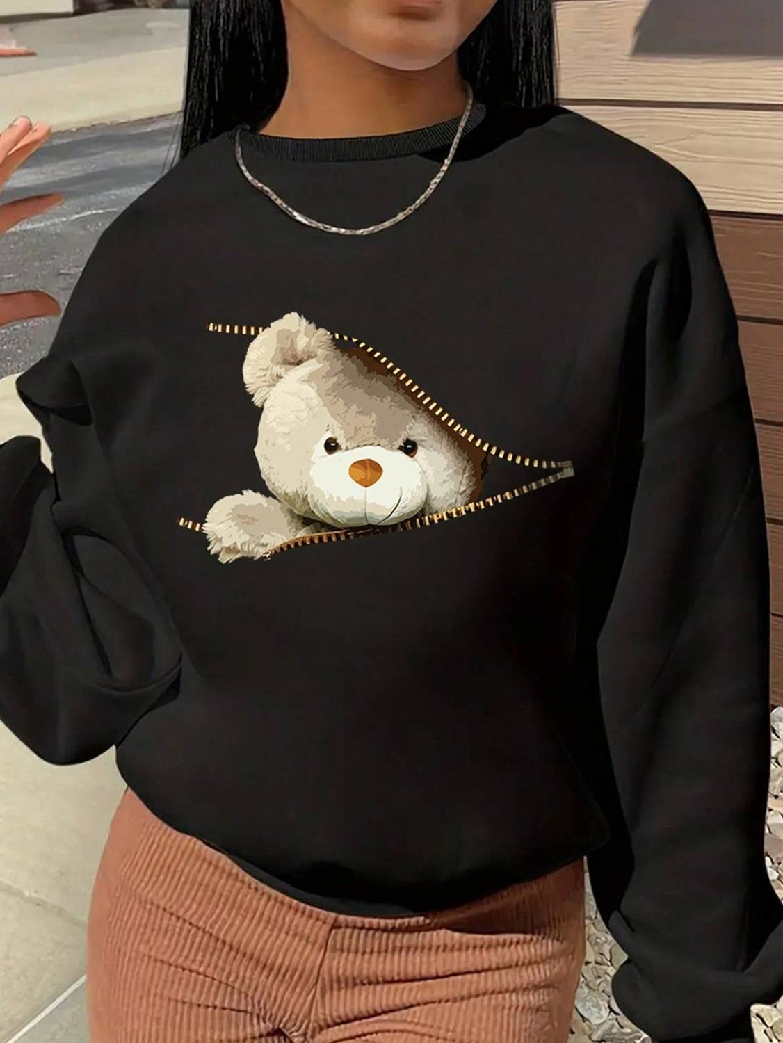 Adel Wear Full Sleeve Printed Women Sweatshirt