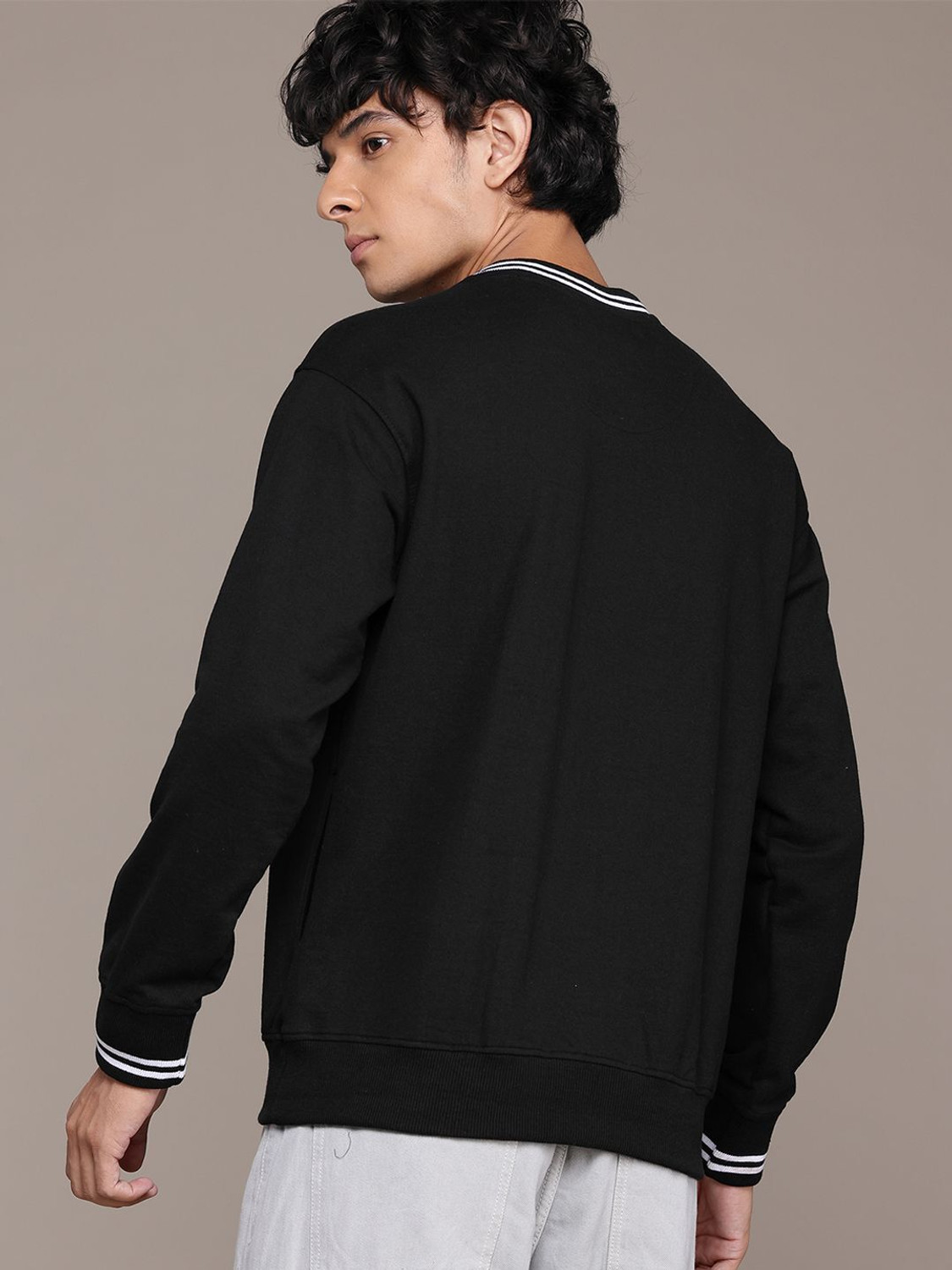 Image of Roadster Full Sleeve Solid Men Sweatshirt
