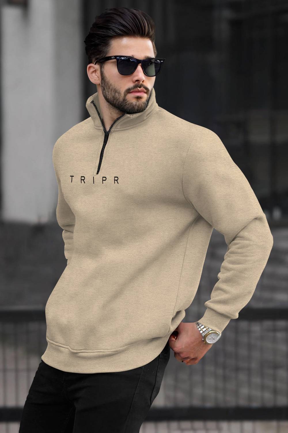 TRIPR Full Sleeve Printed Men Sweatshirt - Image 3