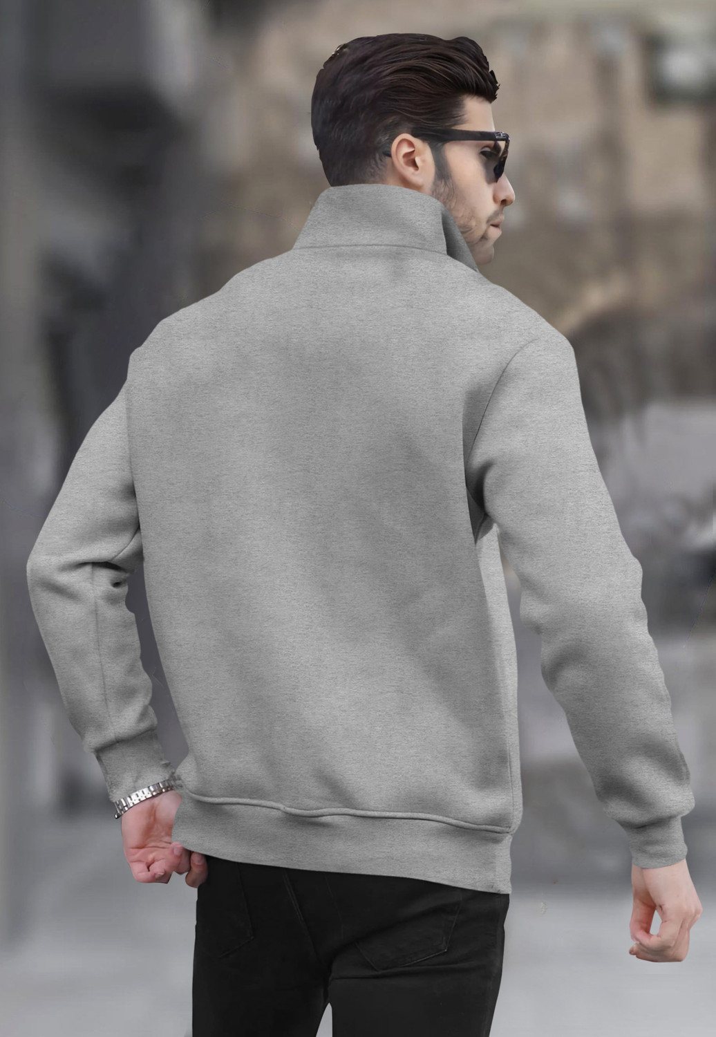 Image of TRIPR Full Sleeve Solid Men Sweatshirt