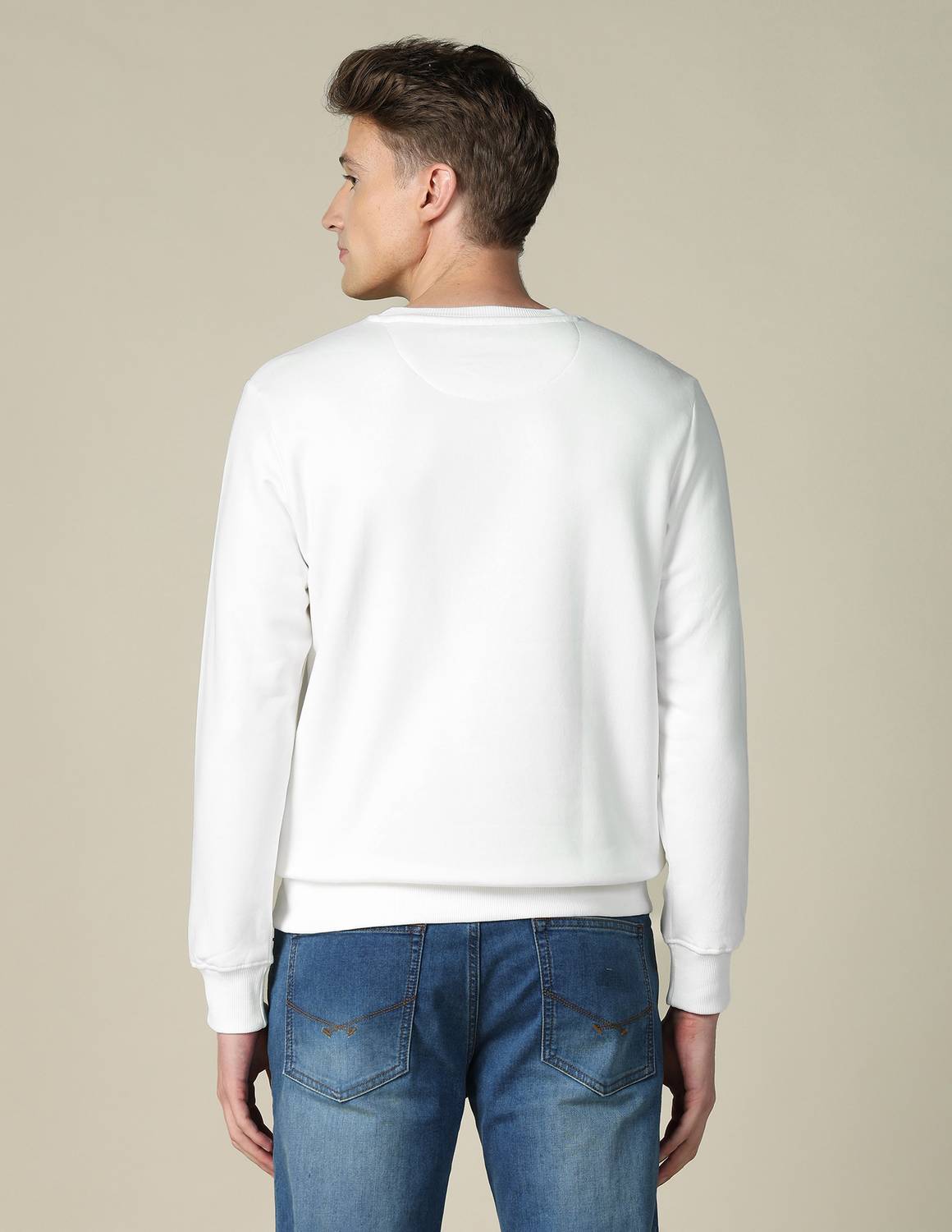 U.S. Polo Assn. Denim Co. Men's Printed Sweatshirt (Blue) - Image 3