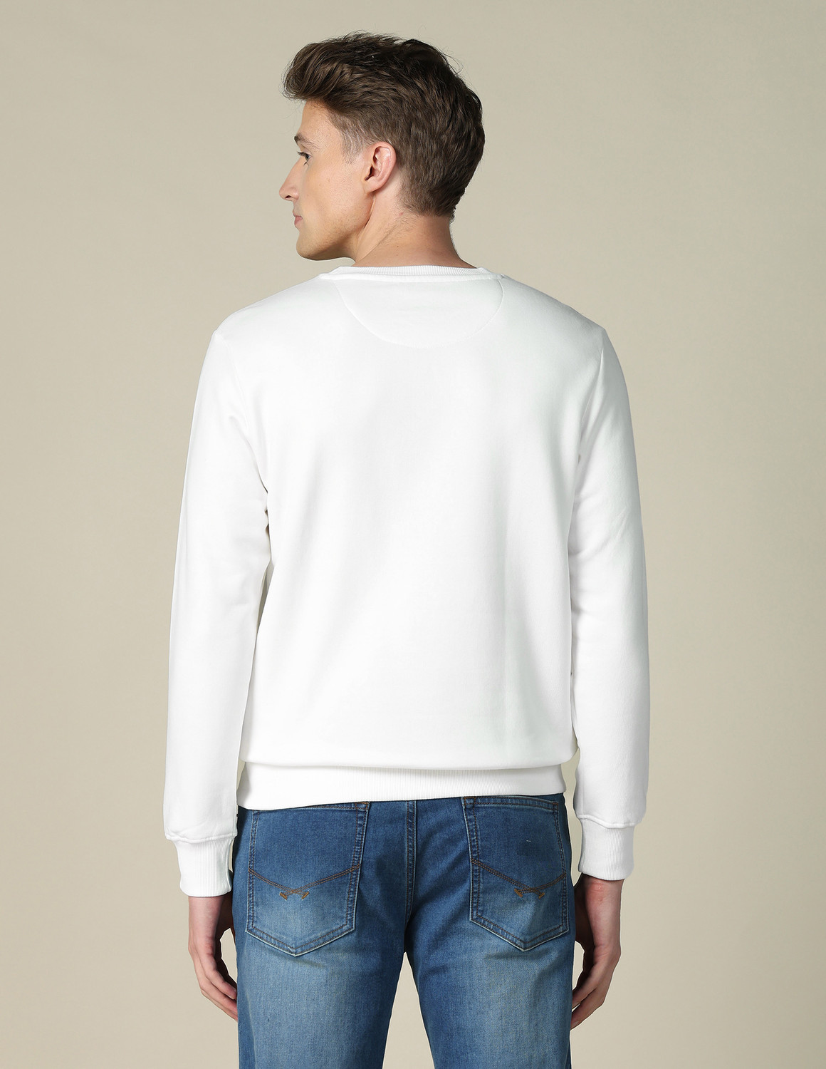 Image of U.S. Polo Assn. Denim Co. Men Full Sleeve Printed Sweatshirt