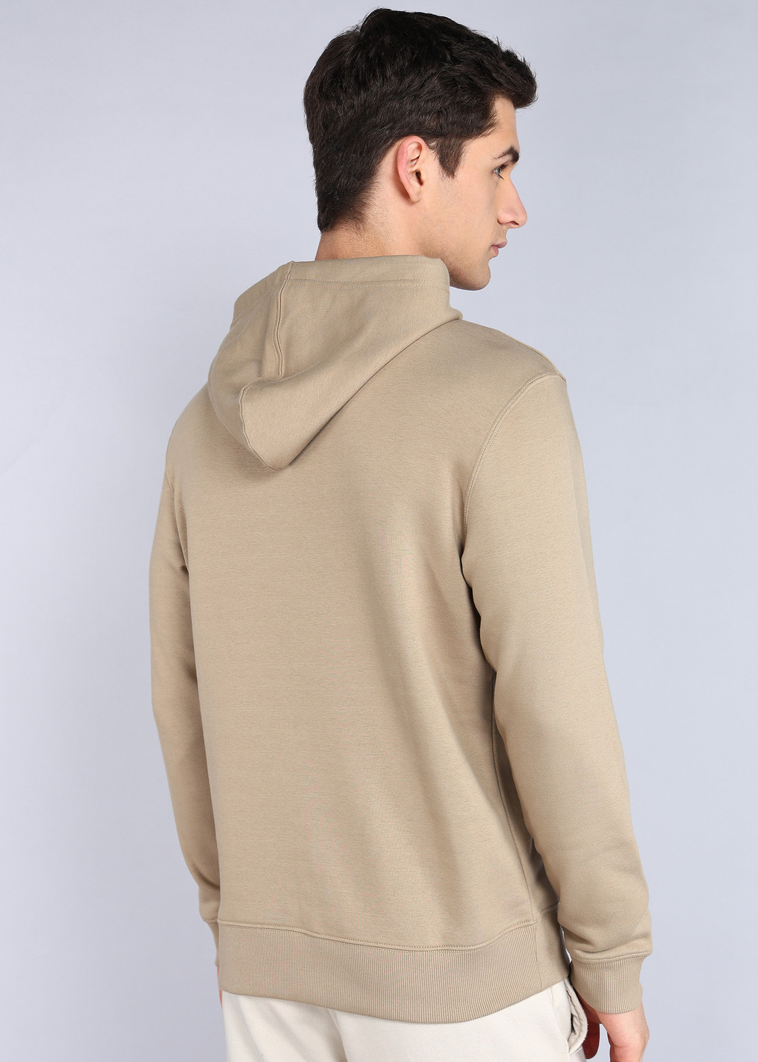 Image of GAP Men Full Sleeve Self Design Hooded Sweatshirt