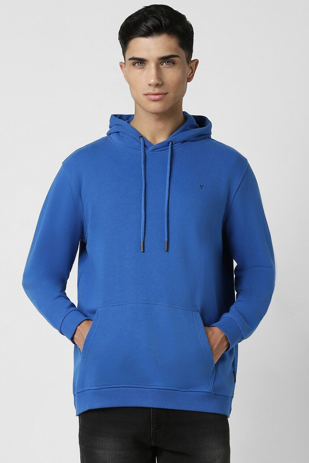 Image of VAN HEUSEN Full Sleeve Solid Men Sweatshirt