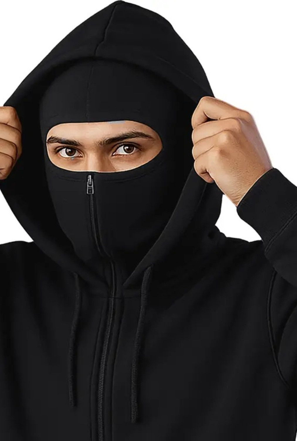 Image of Povaxpo Full Sleeve Solid Men Sweatshirt