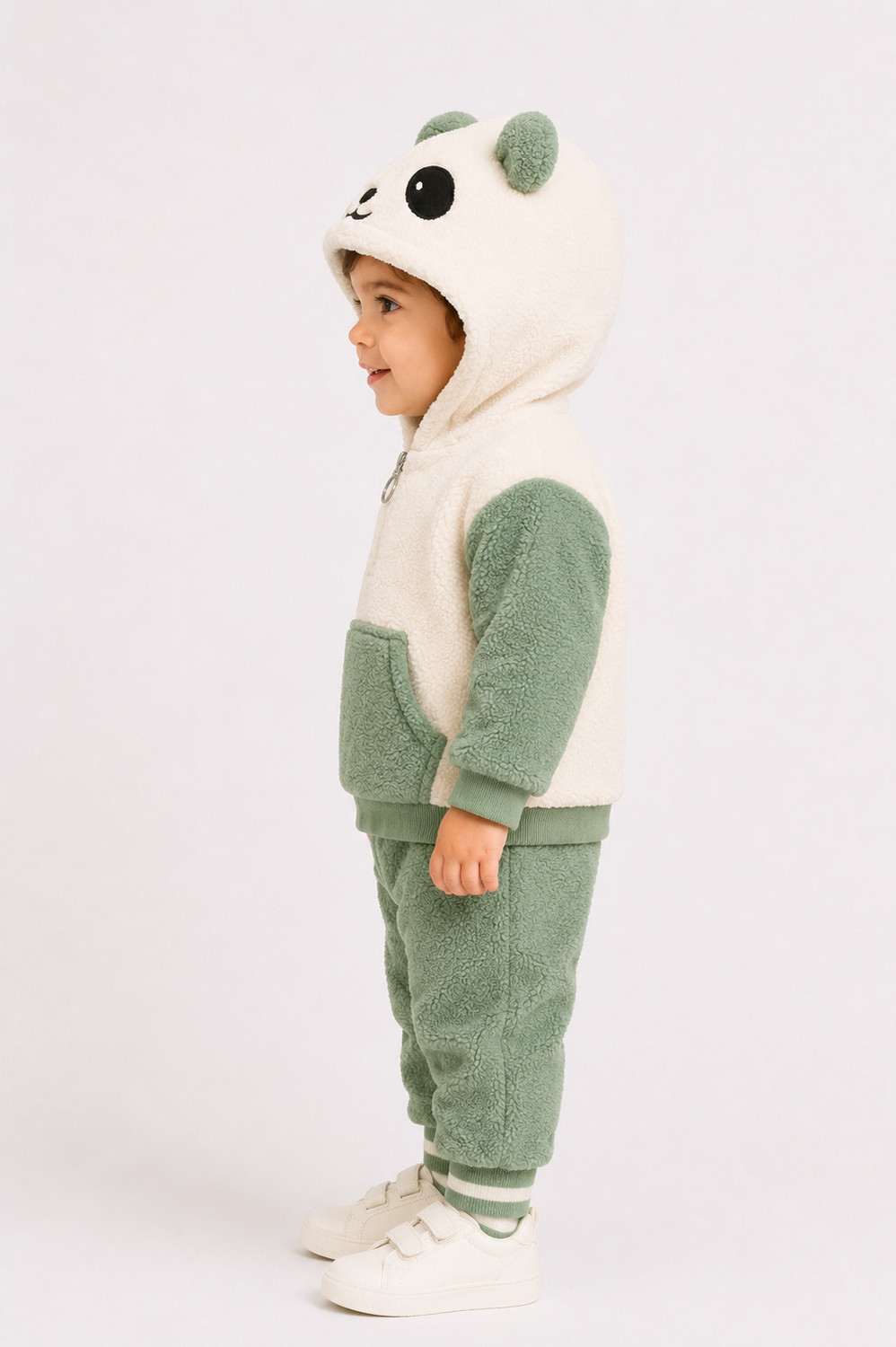 Image of VYNIX Full Sleeve Self Design Baby Boys Sweatshirt