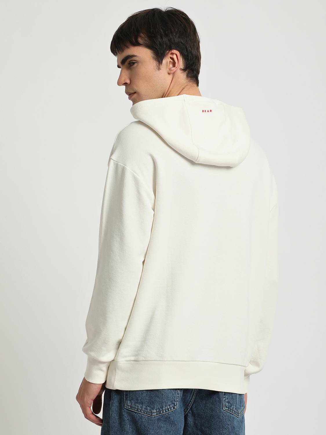 THE BEAR HOUSE Men's Full Sleeve Solid Sweatshirt - Image 4