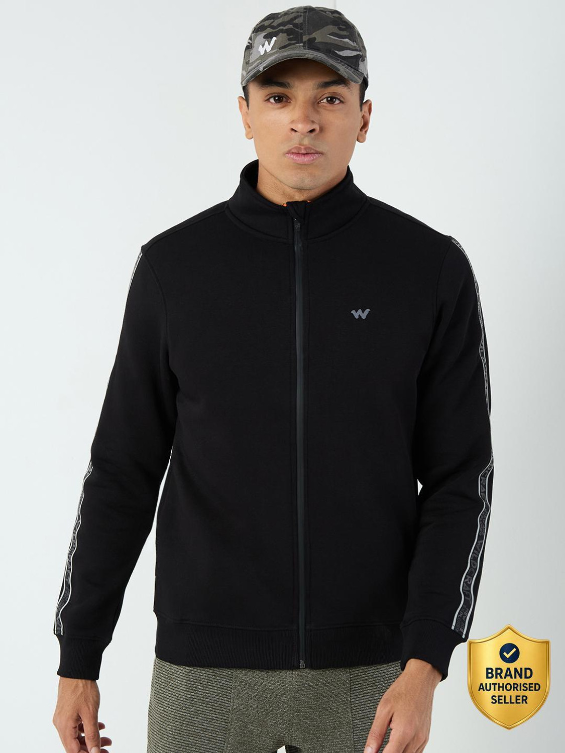 Image of Wildcraft Full Sleeve Solid Men Sweatshirt