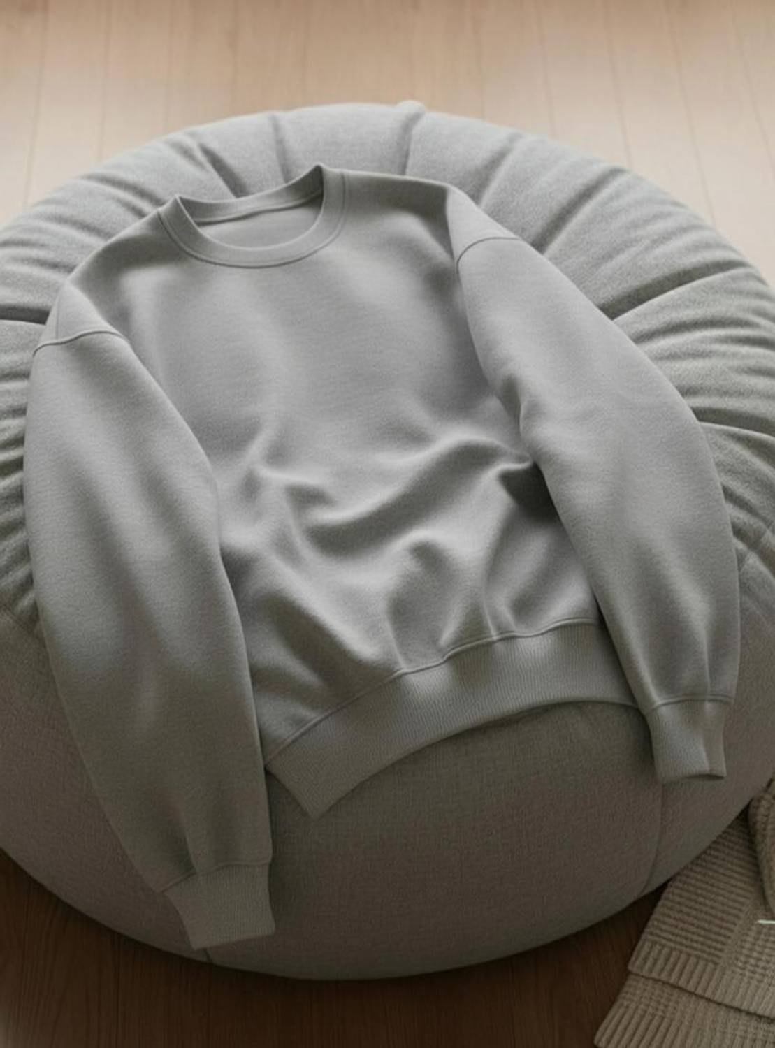 Attirea Full Sleeve Solid Men Sweatshirt