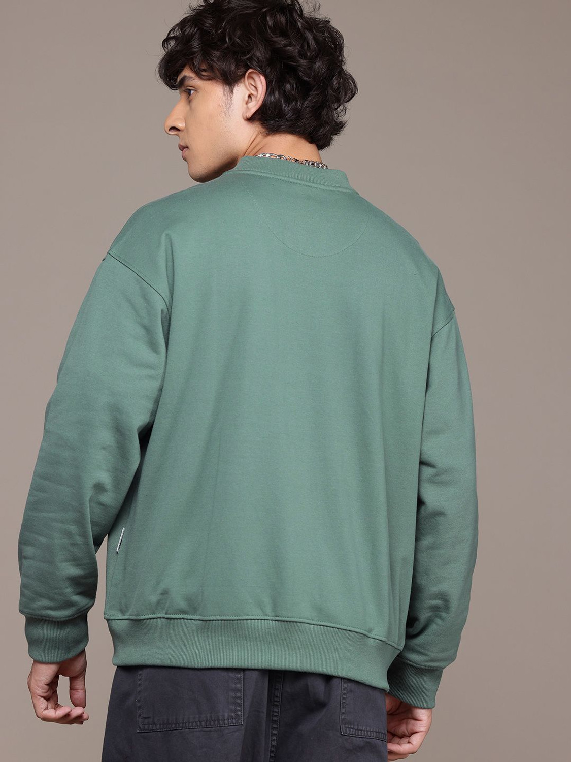 Image of Roadster Full Sleeve Solid Men Sweatshirt