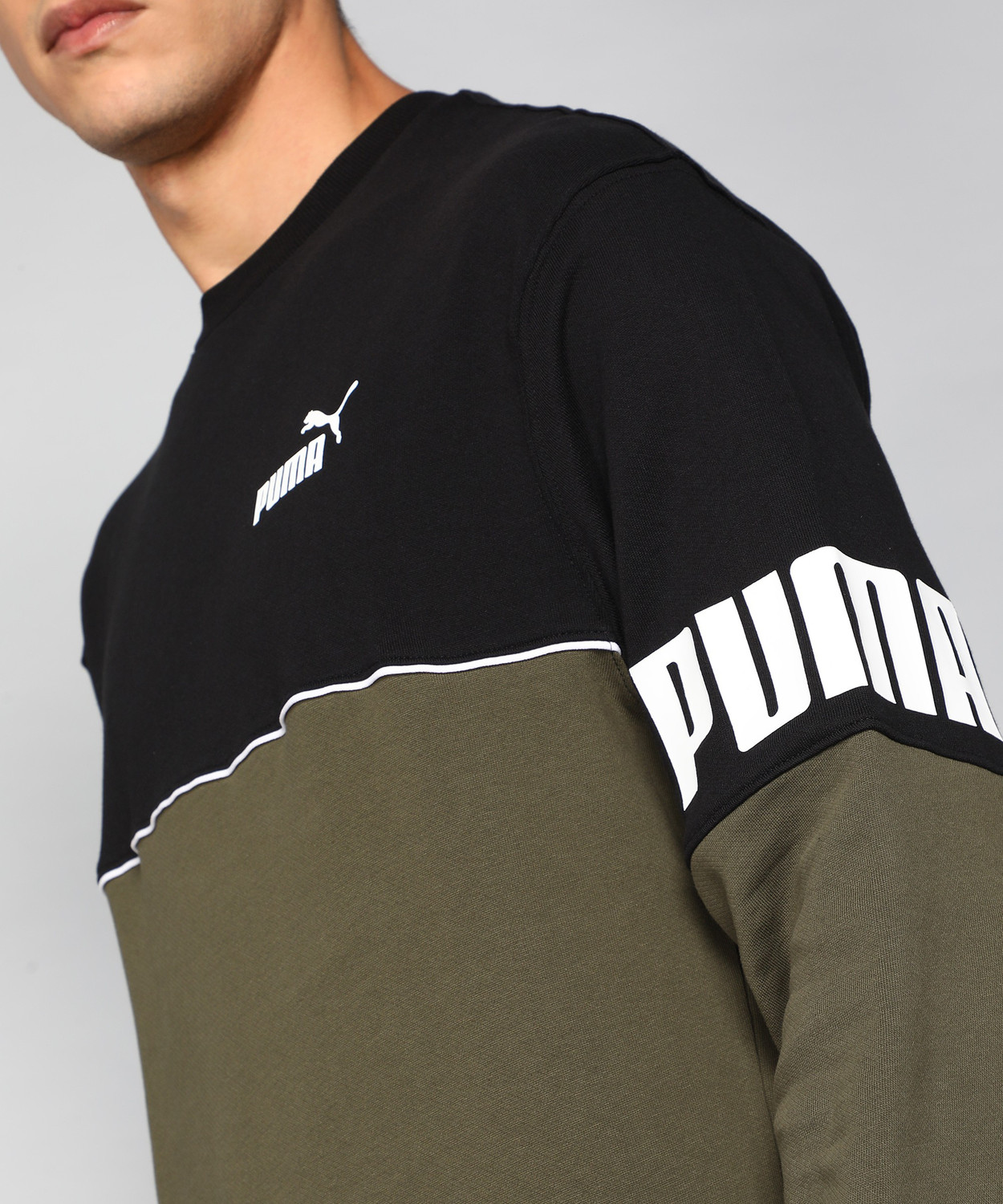 Image of PUMA Full Sleeve Printed Men Sweatshirt