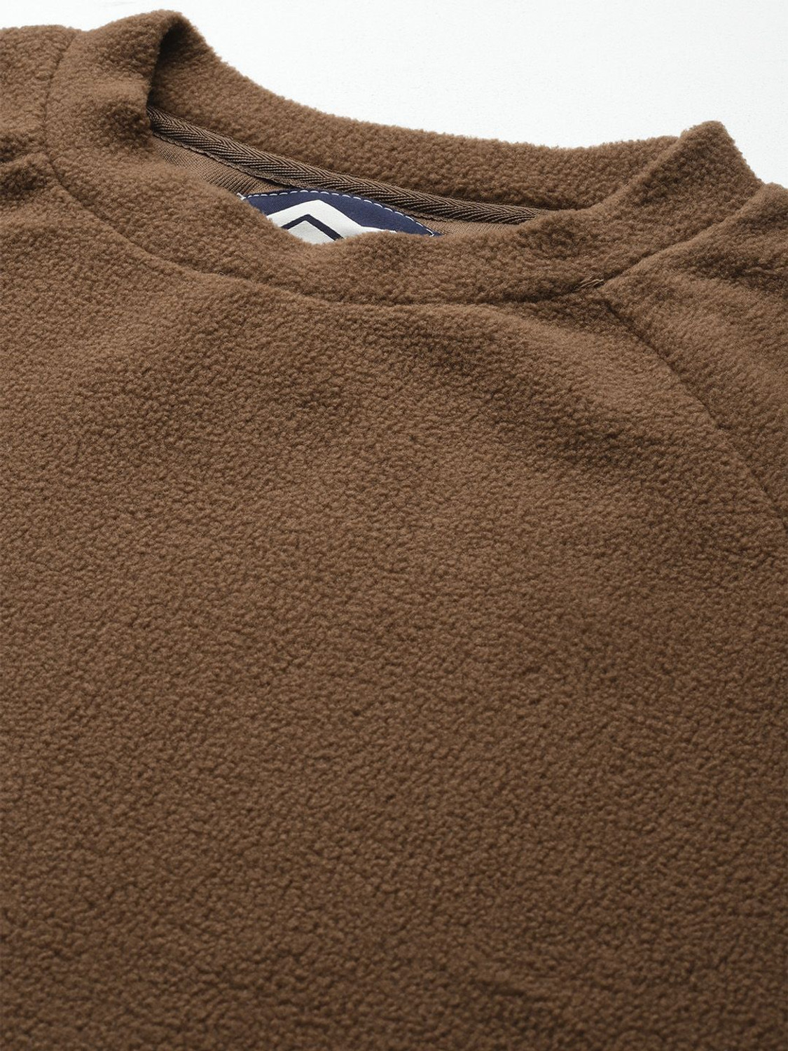 Image of Roadster Men Full Sleeve Solid Sweatshirt