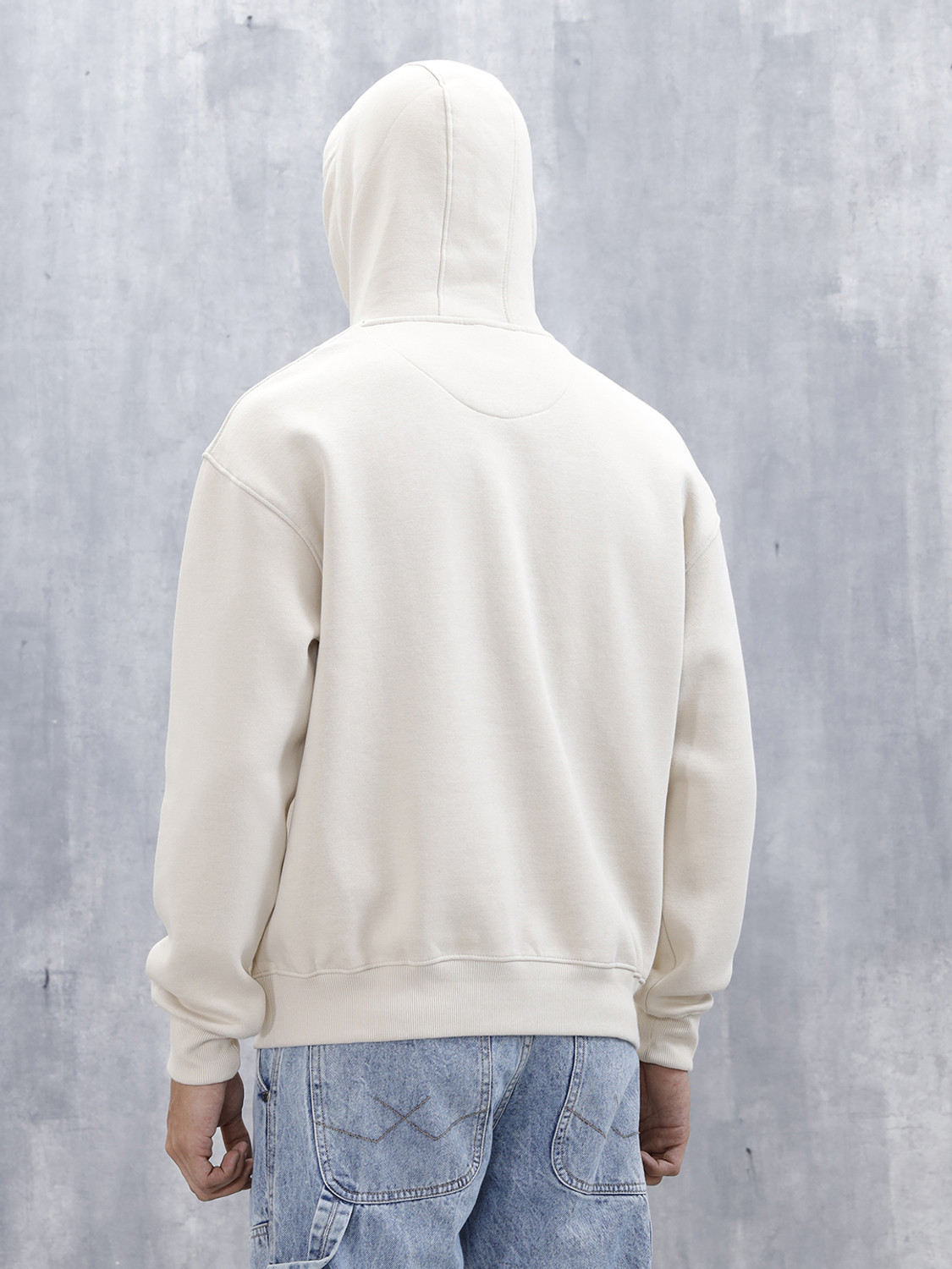 Image of WROGN Full Sleeve Solid Men Sweatshirt