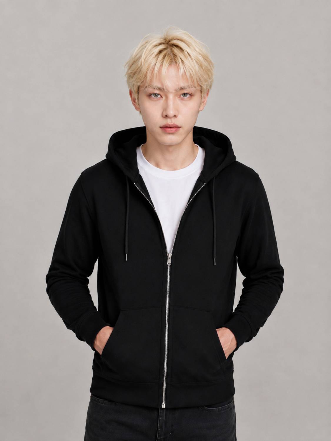 mosajc Full Sleeve Solid Men Sweatshirt - Image 1