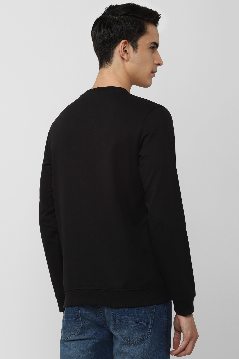 Image of PETER ENGLAND Full Sleeve Solid Men Sweatshirt
