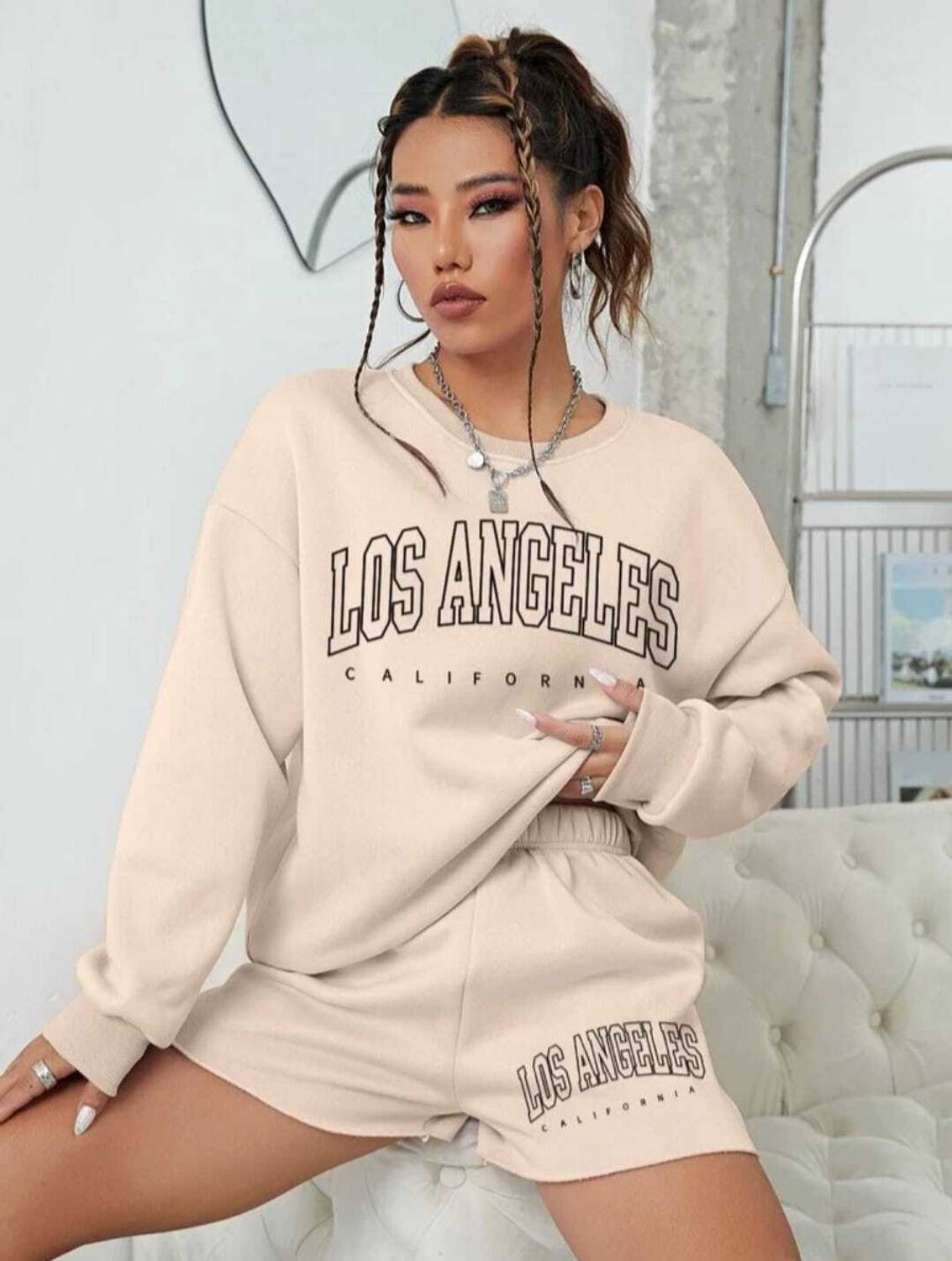 Androecium Full Sleeve Printed Women Sweatshirt
