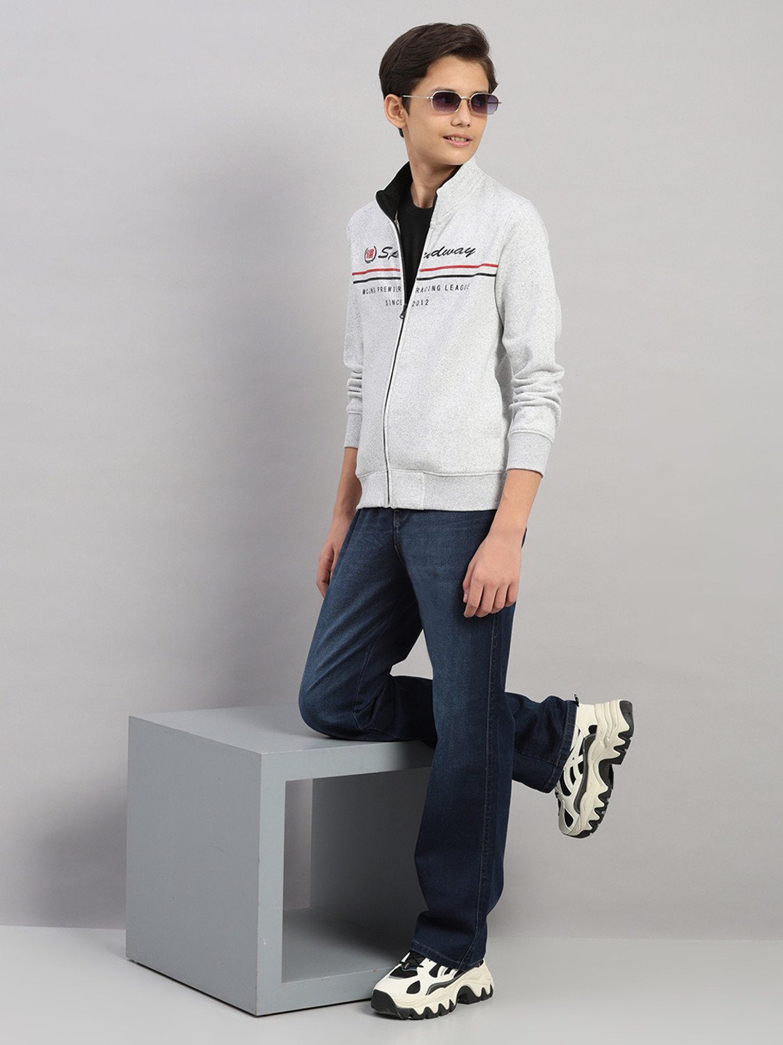 Image of MONTE CARLO Full Sleeve Printed Boys Jacket