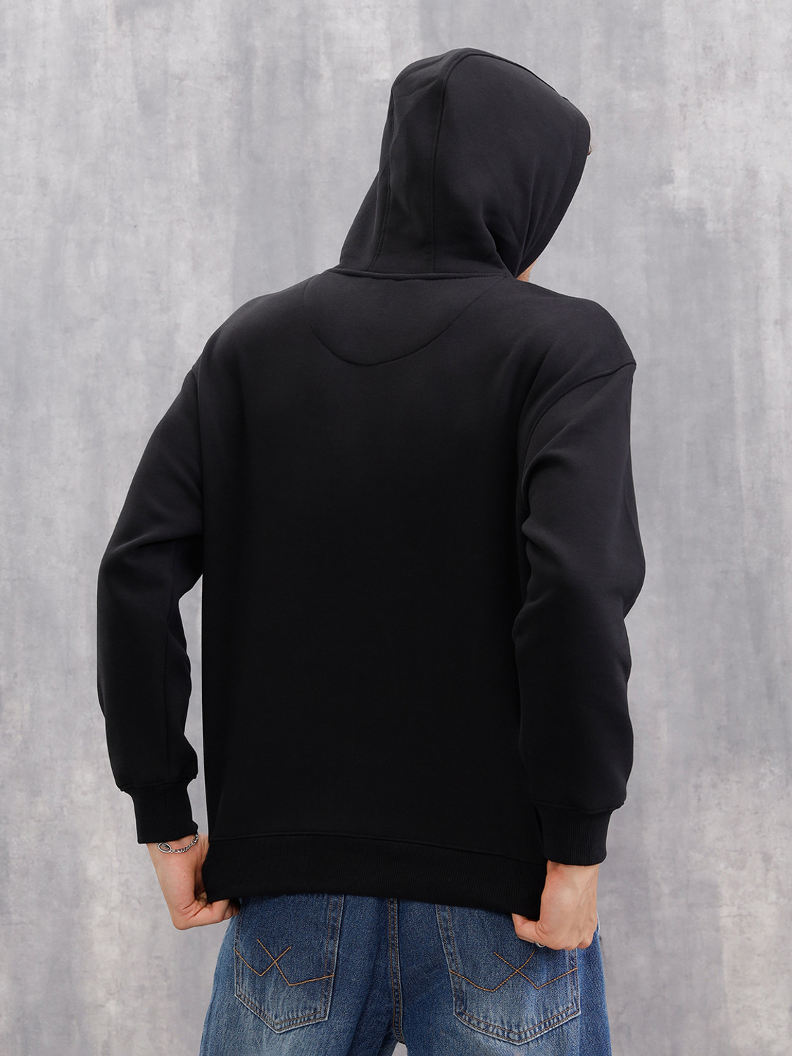 Image of WROGN Full Sleeve Printed Men Sweatshirt